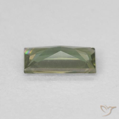 Kornerupine Gemstone in 5 x 2.8 mm Size for Sale, Kornerupine Stone in Medium Green Color