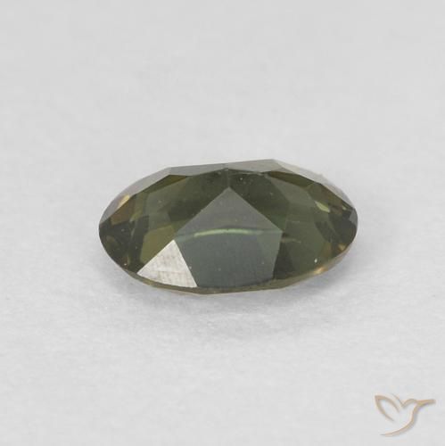 Kornerupine Gemstone in 3 x 3 mm (calibrated) Size for Sale, Kornerupine Stone in Yellowish Green Color