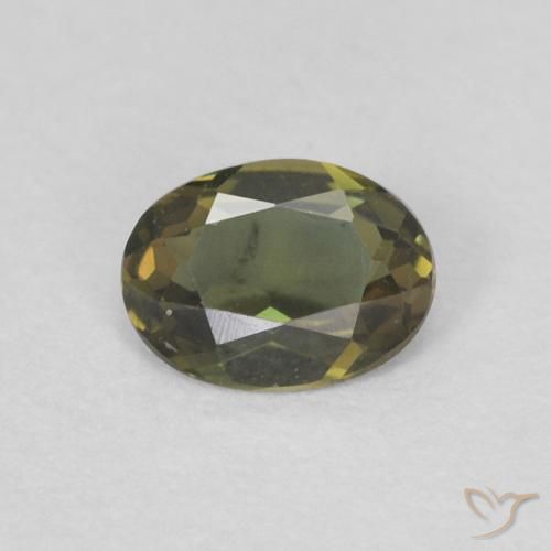 0.25ct Natural Brownish Green Kornerupine, Oval, VVS