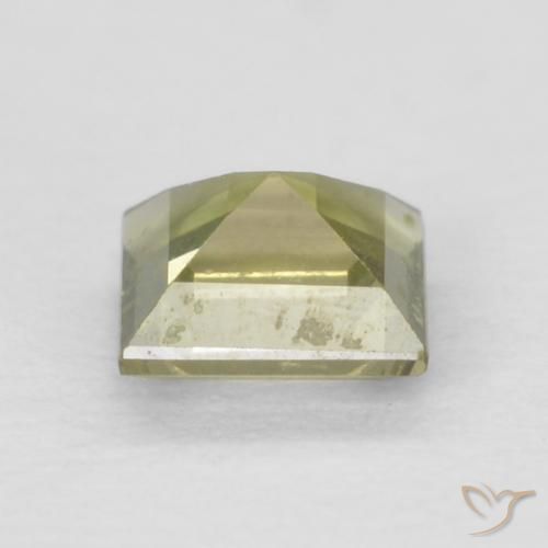 Kornerupine Gemstone in 3.5 x 3.5 mm Size for Sale, Kornerupine Stone in Yellowish Green Color