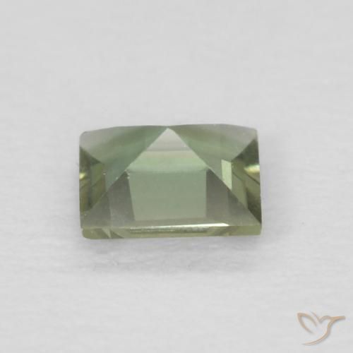 Kornerupine Gemstone in 3.2 x 3.1 mm Size for Sale, Kornerupine Stone in Medium Dark-Green Color