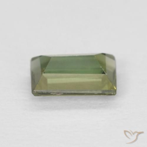 Kornerupine Gemstone in 4.5 x 3.1 mm Size for Sale, Kornerupine Stone in Medium Light Green Color