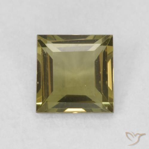 0.32ct Natural Dark Green Kornerupine, Square, VVS
