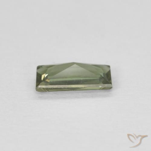 Kornerupine Gemstone in 5.4 x 2.7 mm Size for Sale, Kornerupine Stone in Brownish Green Color