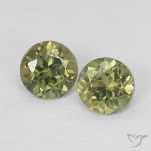 0.19 ct Round Cut Kornerupine, 2.8 mm From Sri Lanka, Photo A