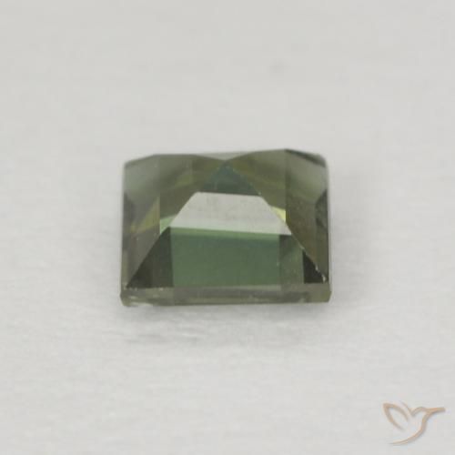 Kornerupine Gemstone in 3.4 x 3.3 mm Size for Sale, Kornerupine Stone in Warm Green Color