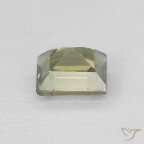Kornerupine Gemstone in 3.6 x 3.6 mm Size for Sale, Kornerupine Stone in Light Forest Green Color