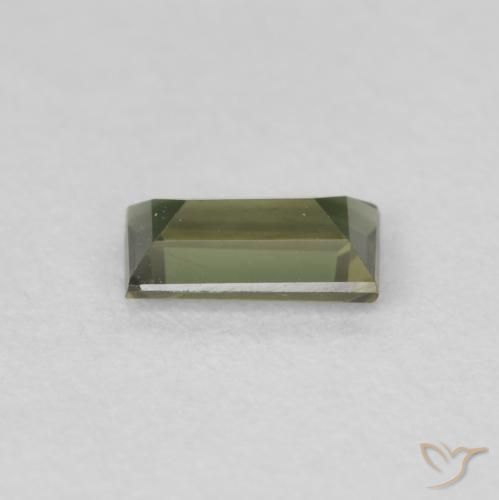 Kornerupine Gemstone in 5.9 x 3.3 mm Size for Sale, Kornerupine Stone in Medium Light Green Color