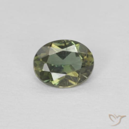 0.26ct Natural Brownish Green Kornerupine, Oval, VVS-VS