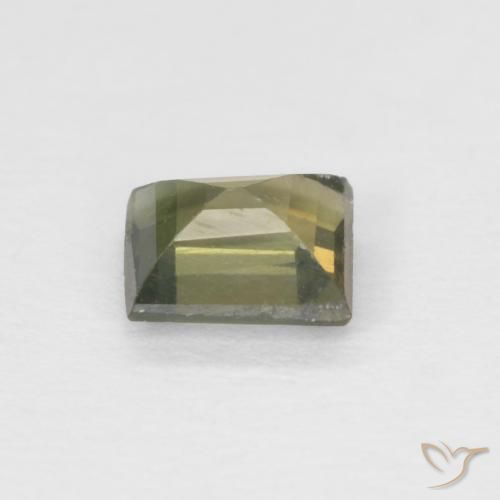 Kornerupine Gemstone in 4.3 x 3.7 mm Size for Sale, Kornerupine Stone in Dark Green Color