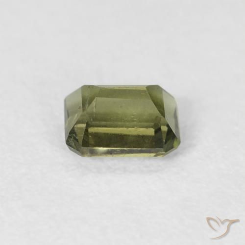 Kornerupine Gemstone in 4.6 x 3.8 mm Size for Sale, Kornerupine Stone in Earthy Green Color