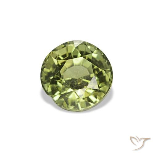0.54ct Green Kornerupine, Round, VS-SI