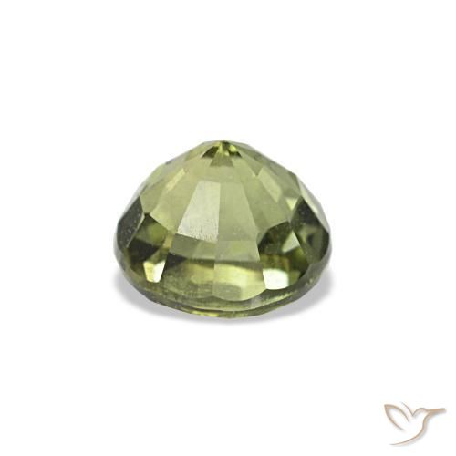 Kornerupine Gemstone in 4.5 mm (calibrated) Size for Sale, Kornerupine Stone in Forest Green Color