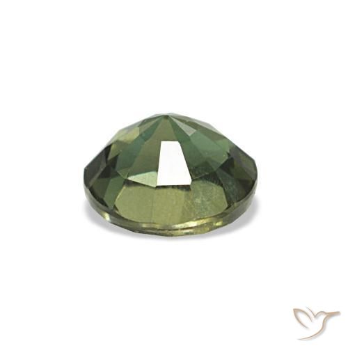 Kornerupine Gemstone in 4.5 mm (calibrated) Size for Sale, Kornerupine Stone in Deep Green Color