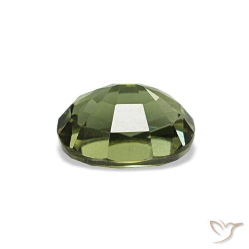Kornerupine Gemstone in 5.5 x 4.5 mm Size for Sale, Kornerupine Stone in Deep Green Color