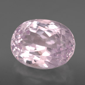 7.53 ct Pink Kunzite Stone, Natural Kunzite in Oval Facet Shape for Sale