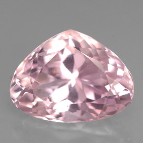 9.34 ct Pink Kunzite Gemstone, Kunzite Gem in Fancy Facet Shape for Sale.