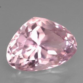 9.34 ct Pink Kunzite Stone, Natural Kunzite in Fancy Facet Shape for Sale