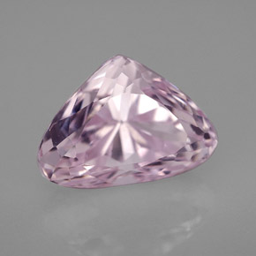 6.92 ct Pink Kunzite Stone, Natural Kunzite in Trillion Facet Shape for Sale