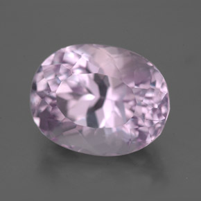 8.65 ct Pink Kunzite Stone, Natural Kunzite in Oval Facet Shape for Sale