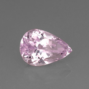 11.06 ct Pink Kunzite Stone, Natural Kunzite in Pear Facet Shape for Sale