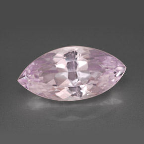 8.07 ct Pink Kunzite Gemstone, Kunzite Gem in Marquise Facet Shape for Sale.