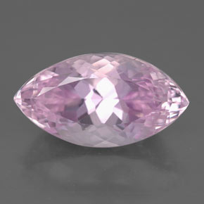 8.39 ct Pink Kunzite Gemstone, Kunzite Gem in Marquise Facet Shape for Sale.