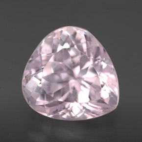 9.71 ct Pink Kunzite Gemstone, Kunzite Gem in Pear Facet Shape for Sale.