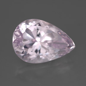 8.16 ct Pink Kunzite Stone, Natural Kunzite in Pear Facet Shape for Sale