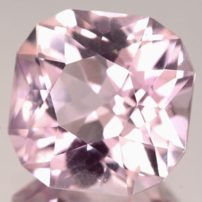 9.35 ct Pink Kunzite Stone, Natural Kunzite in Fancy Facet Shape for Sale