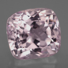 9.45 ct Pink Kunzite Gemstone, Kunzite Gem in Cushion-Cut Shape for Sale.