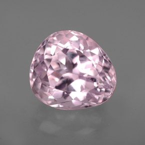 5.01 ct Pink Kunzite Gemstone, Kunzite Gem in Fancy-Cut Shape for Sale.
