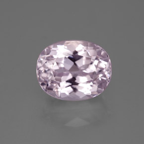 4.83 ct Pink Kunzite Gemstone, Kunzite Gem in Oval Facet Shape for Sale.