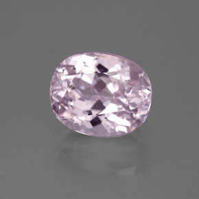 4.83 ct Pink Kunzite Stone, Natural Kunzite in Oval Facet Shape for Sale