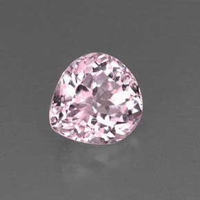 5.07 ct Pink Kunzite Stone, Natural Kunzite in Pear Facet Shape for Sale