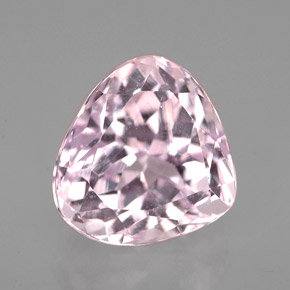 6.06 ct Pink Kunzite Stone, Natural Kunzite in Pear Facet Shape for Sale