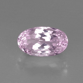 8.43 ct Pink Kunzite Stone, Natural Kunzite in Oval Facet Shape for Sale