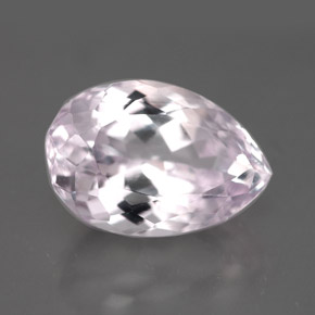 4.94 ct Pink Kunzite Stone, Natural Kunzite in Pear Facet Shape for Sale