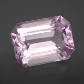 9.91 ct Pink Kunzite Gemstone, Kunzite Gem in Octagon Facet Shape for Sale.