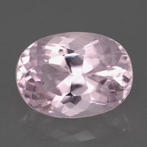 5.90 ct Pink Kunzite Stone, Natural Kunzite in Oval Facet Shape for Sale