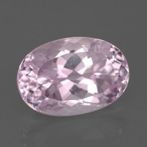 5.35 ct Pink Kunzite Stone, Natural Kunzite in Oval Facet Shape for Sale