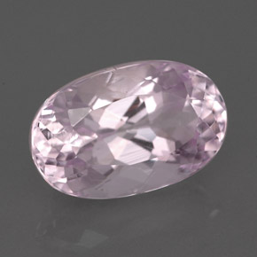 5.06 ct Pink Kunzite Stone, Natural Kunzite in Oval Facet Shape for Sale
