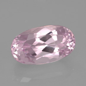 6.60 ct Pink Kunzite Stone, Natural Kunzite in Oval Facet Shape for Sale