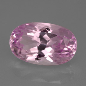 10.10 ct Pink Kunzite Stone, Natural Kunzite in Oval Facet Shape for Sale