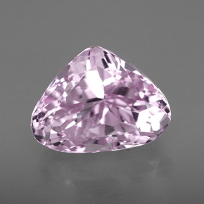 8.48 ct Pink Kunzite Gemstone, Kunzite Gem in Pear Facet Shape for Sale.