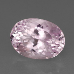 3.21 ct Pink Kunzite Stone, Natural Kunzite in Oval Facet Shape for Sale