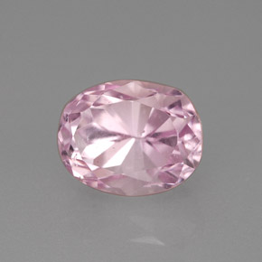 3.73 ct Pink Kunzite Stone, Natural Kunzite in Oval Facet Shape for Sale