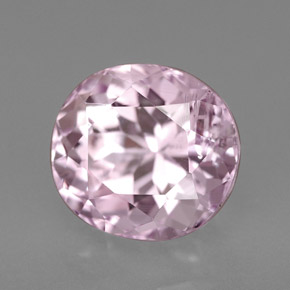 4.52 ct Pink Kunzite Stone, Natural Kunzite in Oval Facet Shape for Sale