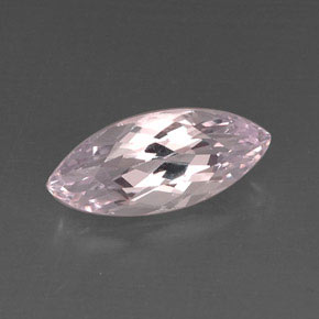 7.61 ct Pink Kunzite Stone, Natural Kunzite in Marquise Facet Shape for Sale