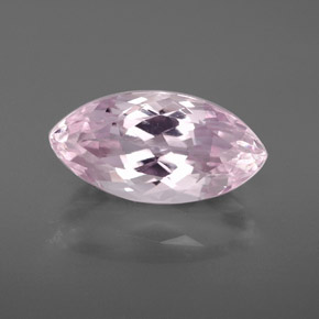 5.79 ct Pink Kunzite Gemstone, Kunzite Gem in Marquise Facet Shape for Sale.